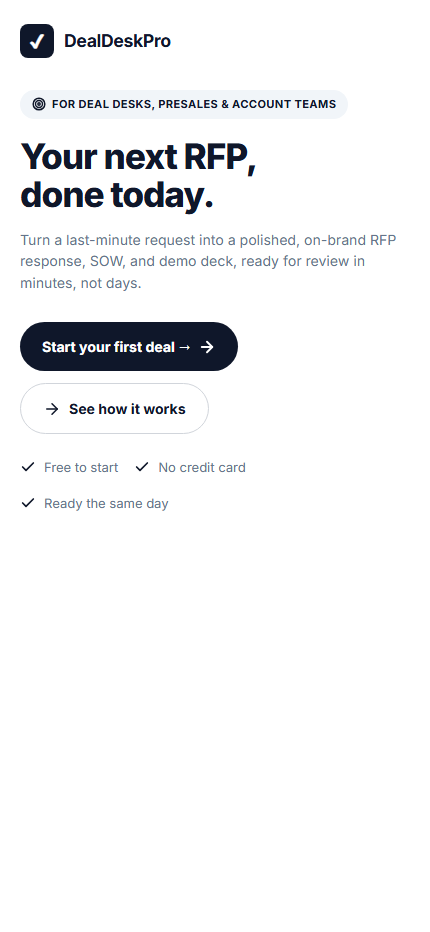 DealDeskPro